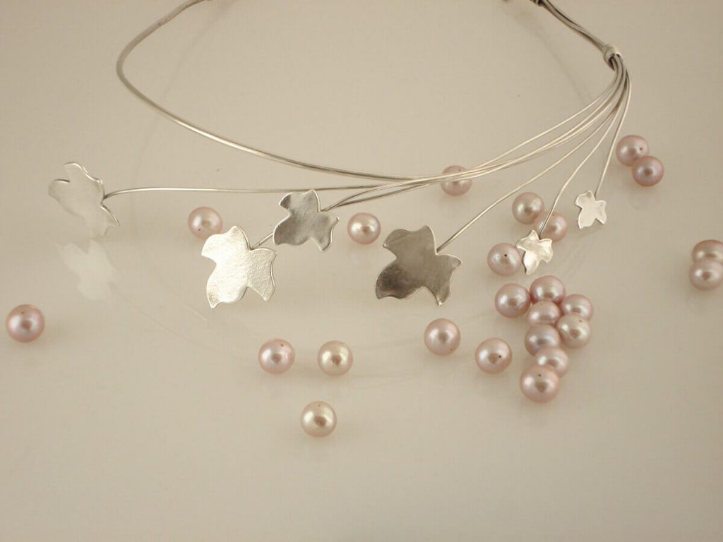 Ivy leaf Tiara detail