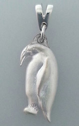 Silver Penguin pendant