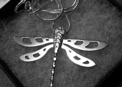 Dragonfly pendant finished